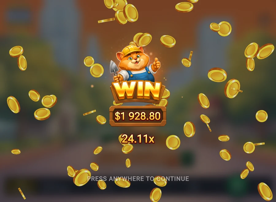 MegaBlock Empire bonus buy result 24.11x win