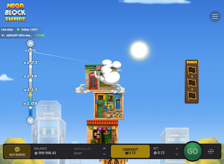 MegaBlock Empire block stacking game tower gameplay
