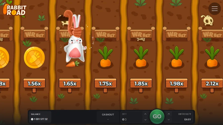 Rabbit Road hand catching the rabbit and ending the round