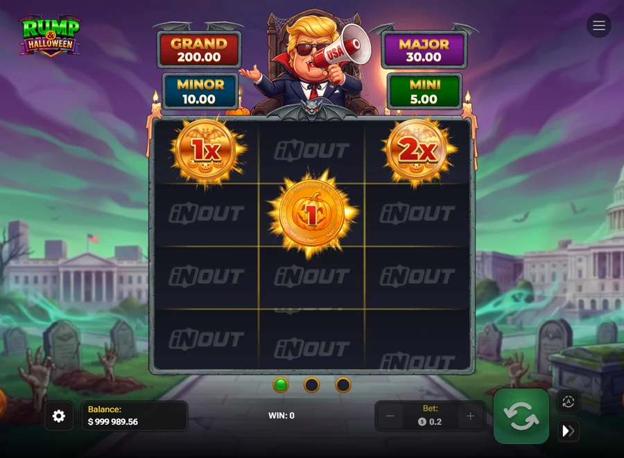 Rump And Halloween bonus game Super Rump Coin starts